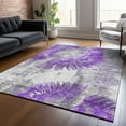 thumbnail image 1 of Addison Rugs Chantille Indoor/Outdoor Transitional Abstract Purple Washable Rectangle Rug, 10' x 14', 1 of 6