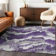 thumbnail image 1 of Addison Rugs Chantille Indoor/Outdoor Transitional Abstract Purple Washable Rectangle Rug, 8' x 10', 1 of 6