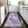thumbnail image 1 of Addison Rugs Chantille Indoor/Outdoor Transitional Abstract Purple Washable Runner Rug, 2'3" x 7'6", 1 of 6