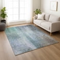 thumbnail image 1 of Addison Rugs Chantille Indoor/Outdoor Transitional Abstract Seafoam Machine Washable Rectangle Rug, 10' x 14', 1 of 8