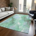 thumbnail image 1 of Addison Rugs Chantille Indoor/Outdoor Transitional Abstract Seafoam Machine Washable Rectangle Rug, 10' x 14', 1 of 7