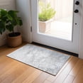 thumbnail image 1 of Addison Rugs Chantille Indoor/Outdoor Transitional Abstract Silver Washable Rectangle Rug, 1'8" x 2'6", 1 of 6