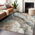 thumbnail image 1 of Addison Rugs Chantille Indoor/Outdoor Transitional Abstract Silver Washable Rectangle Rug, 2'6" x 3'10", 1 of 6