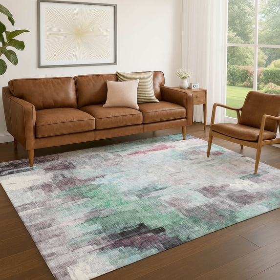 Addison Rugs Chantille Indoor/Outdoor Transitional Abstract Sky Machine Washable Rectangle Rug, 10' x 14'