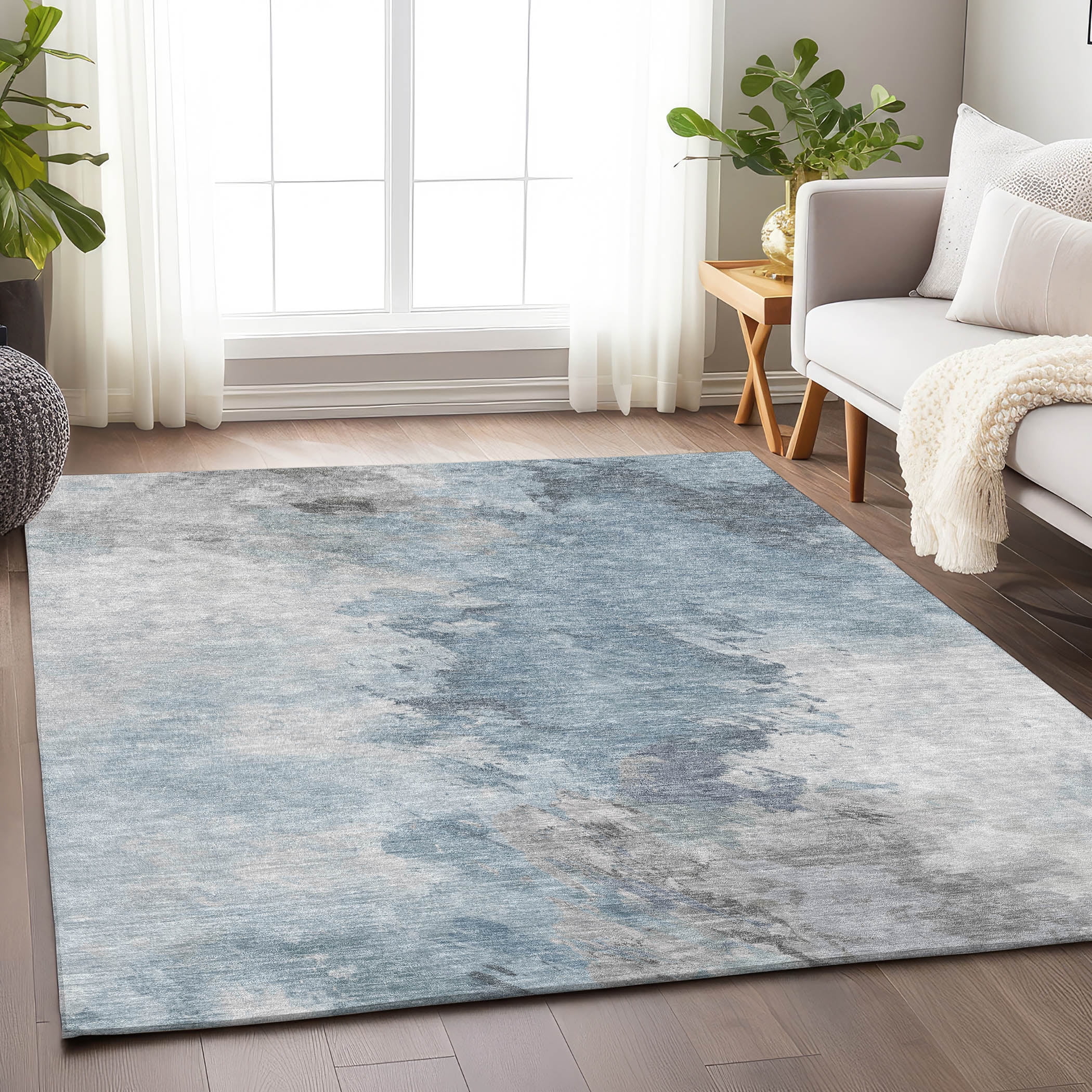 Addison Rugs Chantille Indoor/Outdoor Transitional Abstract Sky ...