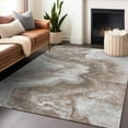 thumbnail image 1 of Addison Rugs Chantille Indoor/Outdoor Transitional Abstract Taupe Washable Rectangle Rug, 5' x 7'6", 1 of 6