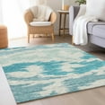 thumbnail image 1 of Addison Rugs Chantille Indoor/Outdoor Transitional Abstract Teal Washable Rectangle Rug, 10' x 14', 1 of 6