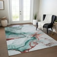 thumbnail image 1 of Addison Rugs Chantille Indoor/Outdoor Transitional Abstract Teal Washable Rectangle Rug, 5' x 7'6", 1 of 6