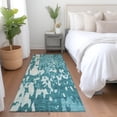 thumbnail image 1 of Addison Rugs Chantille Indoor/Outdoor Transitional Abstract Teal Washable Runner Rug, 2'3" x 7'6", 1 of 6