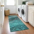 thumbnail image 1 of Addison Rugs Chantille Indoor/Outdoor Transitional Abstract Teal Washable Runner Rug, 2'3" x 7'6", 1 of 6
