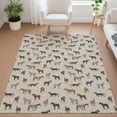 thumbnail image 1 of Addison Rugs Chantille Indoor/Outdoor Transitional Animal Beige Machine Washable Rectangle Rug, 10' x 14', 1 of 8