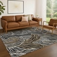 thumbnail image 1 of Addison Rugs Chantille Indoor/Outdoor Transitional Animal Black Machine Washable Rectangle Rug, 10' x 14', 1 of 8