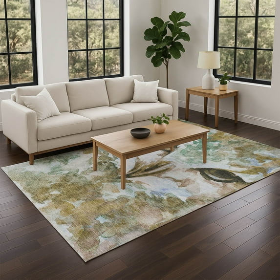 Addison Rugs Chantille Indoor/Outdoor Transitional Animal Mocha Machine Washable Rectangle Rug, 8' x 10'
