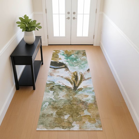 Addison Rugs Chantille Indoor/Outdoor Transitional Animal Mocha Machine Washable Runner Rug, 2'3" x 7'6"