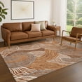 thumbnail image 1 of Addison Rugs Chantille Indoor/Outdoor Transitional Animal Paprika Machine Washable Rectangle Rug, 5' x 7'6", 1 of 8