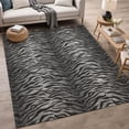 thumbnail image 1 of Addison Rugs Chantille Indoor/Outdoor Transitional Animal Print Black Machine Washable Rectangle Rug, 10' x 14', 1 of 8