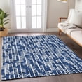 thumbnail image 1 of Addison Rugs Chantille Indoor/Outdoor Transitional Arrows Navy Washable Rectangle Rug, 3' x 5', 1 of 6