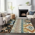 thumbnail image 1 of Addison Rugs Chantille Indoor/Outdoor Transitional Aztec Black Washable Rectangle Rug, 9' x 12', 1 of 6