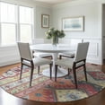 thumbnail image 1 of Addison Rugs Chantille Indoor/Outdoor Transitional Aztec Linen Washable Round Rug, 8' x 8', 1 of 6