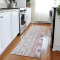 thumbnail image 1 of Addison Rugs Chantille Indoor/Outdoor Transitional Aztec Pink Washable Runner Rug, 2'3" x 7'6", 1 of 6