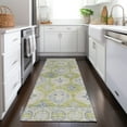 thumbnail image 1 of Addison Rugs Chantille Indoor/Outdoor Transitional Border Aloe Machine Washable Runner Rug, 2'3" x 7'6", 1 of 7