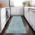 thumbnail image 1 of Addison Rugs Chantille Indoor/Outdoor Transitional Border Sky Machine Washable Runner Rug, 2'3" x 7'6", 1 of 7