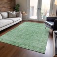 thumbnail image 1 of Addison Rugs Chantille Indoor/Outdoor Transitional Border Teal Machine Washable Rectangle Rug, 8' x 10', 1 of 7