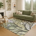 thumbnail image 1 of Addison Rugs Chantille Indoor/Outdoor Transitional Botanical Aloe Machine Washable Rectangle Rug, 10' x 14', 1 of 8