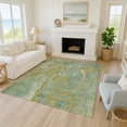 thumbnail image 1 of Addison Rugs Chantille Indoor/Outdoor Transitional Botanical Aloe Machine Washable Rectangle Rug, 10' x 14', 1 of 8