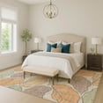 thumbnail image 1 of Addison Rugs Chantille Indoor/Outdoor Transitional Botanical Copper Machine Washable Rectangle Rug, 9' x 12', 1 of 8