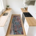 thumbnail image 1 of Addison Rugs Chantille Indoor/Outdoor Transitional Botanical Terracotta Machine Washable Runner Rug, 2'3" x 7'6", 1 of 8