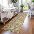 thumbnail image 1 of Addison Rugs Chantille Indoor/Outdoor Transitional Botanical Wheat Machine Washable Runner Rug, 2'3" x 7'6", 1 of 8