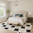 thumbnail image 1 of Addison Rugs Chantille Indoor/Outdoor Transitional Casual Black Machine Washable Rectangle Rug, 3' x 5', 1 of 8