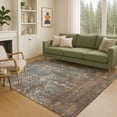 thumbnail image 1 of Addison Rugs Chantille Indoor/Outdoor Transitional Casual Brown Machine Washable Rectangle Rug, 9' x 12', 1 of 8