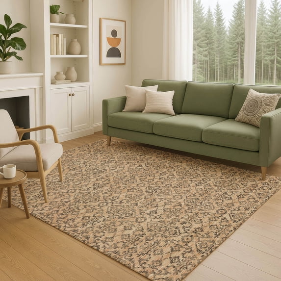 Addison Rugs Chantille Indoor/Outdoor Transitional Casual Copper Machine Washable Rectangle Rug, 10' x 14'
