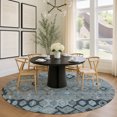 thumbnail image 1 of Addison Rugs Chantille Indoor/Outdoor Transitional Casual Gray Machine Washable Round Rug, 8' x 8', 1 of 8