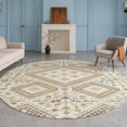 thumbnail image 1 of Addison Rugs Chantille Indoor/Outdoor Transitional Casual Ivory Machine Washable Round Rug, 8' x 8', 1 of 8