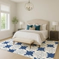 thumbnail image 1 of Addison Rugs Chantille Indoor/Outdoor Transitional Casual Navy Machine Washable Rectangle Rug, 5' x 7'6", 1 of 8