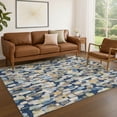 thumbnail image 1 of Addison Rugs Chantille Indoor/Outdoor Transitional Casual Navy Machine Washable Rectangle Rug, 9' x 12', 1 of 8