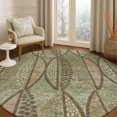 thumbnail image 1 of Addison Rugs Chantille Indoor/Outdoor Transitional Casual Olive Machine Washable Round Rug, 8' x 8', 1 of 7