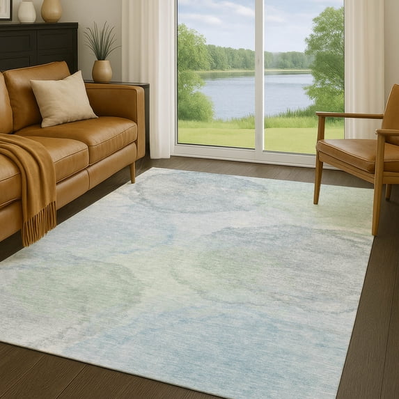 Addison Rugs Chantille Indoor/Outdoor Transitional Casual Sky Machine Washable Rectangle Rug, 8' x 10'