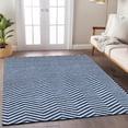 thumbnail image 1 of Addison Rugs Chantille Indoor/Outdoor Transitional Chevron Blue Washable Rectangle Rug, 8' x 10', 1 of 6