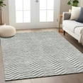 thumbnail image 1 of Addison Rugs Chantille Indoor/Outdoor Transitional Chevron Gray Washable Rectangle Rug, 5' x 7'6", 1 of 6