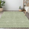 thumbnail image 1 of Addison Rugs Chantille Indoor/Outdoor Transitional Chevron Green Washable Rectangle Rug, 5' x 7'6", 1 of 6