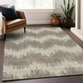 thumbnail image 1 of Addison Rugs Chantille Indoor/Outdoor Transitional Chevron Taupe Washable Rectangle Rug, 10' x 14', 1 of 6