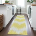 thumbnail image 1 of Addison Rugs Chantille Indoor/Outdoor Transitional Chevron Yellow Washable Runner Rug, 2'3" x 7'6", 1 of 6