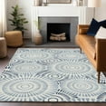 thumbnail image 1 of Addison Rugs Chantille Indoor/Outdoor Transitional Circles Blue Washable Rectangle Rug, 8' x 10', 1 of 6