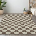 thumbnail image 1 of Addison Rugs Chantille Indoor/Outdoor Transitional Circles Brown Washable Rectangle Rug, 2'6" x 3'10", 1 of 6