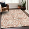 thumbnail image 1 of Addison Rugs Chantille Indoor/Outdoor Transitional Circles Coral Washable Rectangle Rug, 3' x 5', 1 of 6