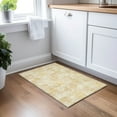 thumbnail image 1 of Addison Rugs Chantille Indoor/Outdoor Transitional Circles Gold Washable Rectangle Rug, 1'8" x 2'6", 1 of 6